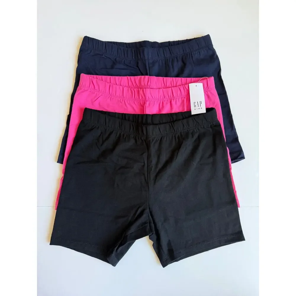 NEW Gap Kids Cartwheel Shorts Pink Navy Black Girls Large 10